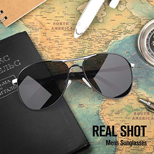 Image of GQUEEN Classic Pilot Polarized Sunglasses Men Women Retro Shades UV400 MOS1