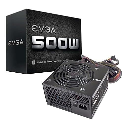 EVGA 500W 80PLUS Certified ATX12V/EPS12V Power Supply 100-W1-0500-KR