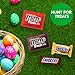 M&M'S Peanut Milk Chocolate, M&M'S Peanut Butter, SNICKERS Original & SNICKERS Peanut Butter Fun Size Peanut Lovers Chocolate Easter Basket Stuffers, Party Size, 22.66 Oz Bag