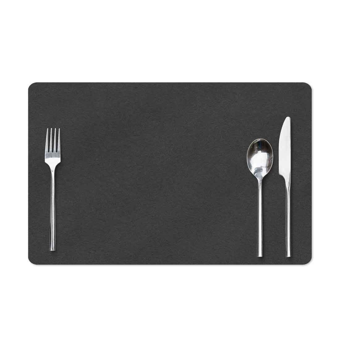 Buy nish! Black Table Mats Black Placemats 085 (Acrylic,17" x 11