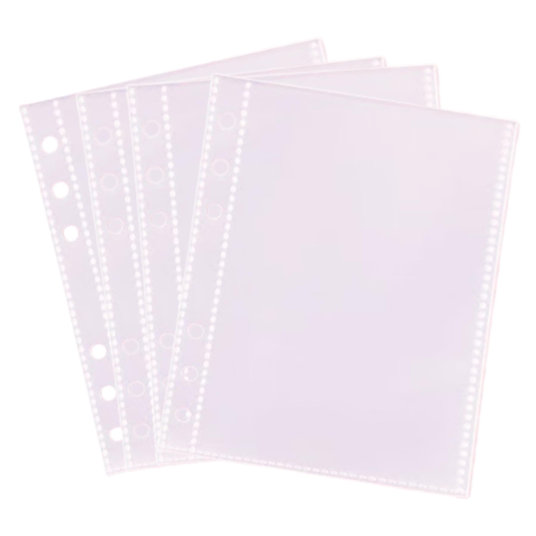 IdeaMarlle 4x6 Photo Sleeves for 6 Ring Binder, 25 Sheet for 50 Photos, Plastic Album Refill Pages, Double-Sided Photo Pockets for Pictures Postcards