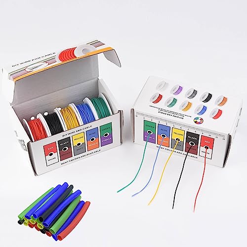 28 AWG Silicone Wire 5-Color Kit