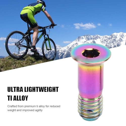 Bike Bearing Pulley Wheel Screws Ti Alloy Lightweight Flat Head Design Reduces Chain Skipping Enhances Gear Shifting for Road Bike Rear Derailleur 2 Pack4