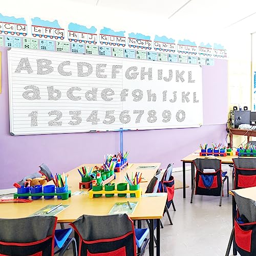 Colarr 216 Pcs Glitter Bulletin Board Letters For