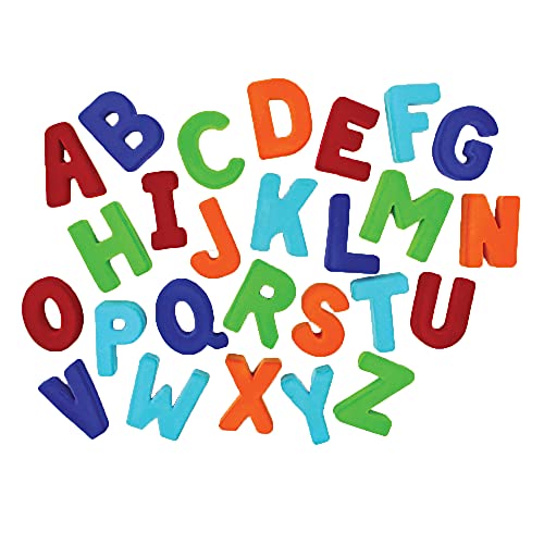 Image of Rubbabu Large Magetic Uppercase Alphabet Letters 4" - 26 Pieces - 3 years & up