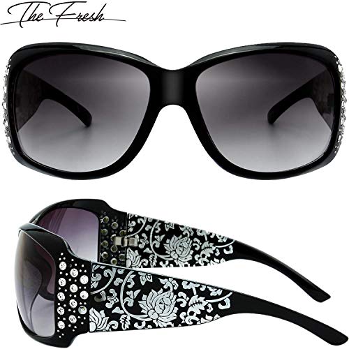 The Fresh Trendy Classic Women Hot Fashion Rhinestones Sunglasses with Gift Box2