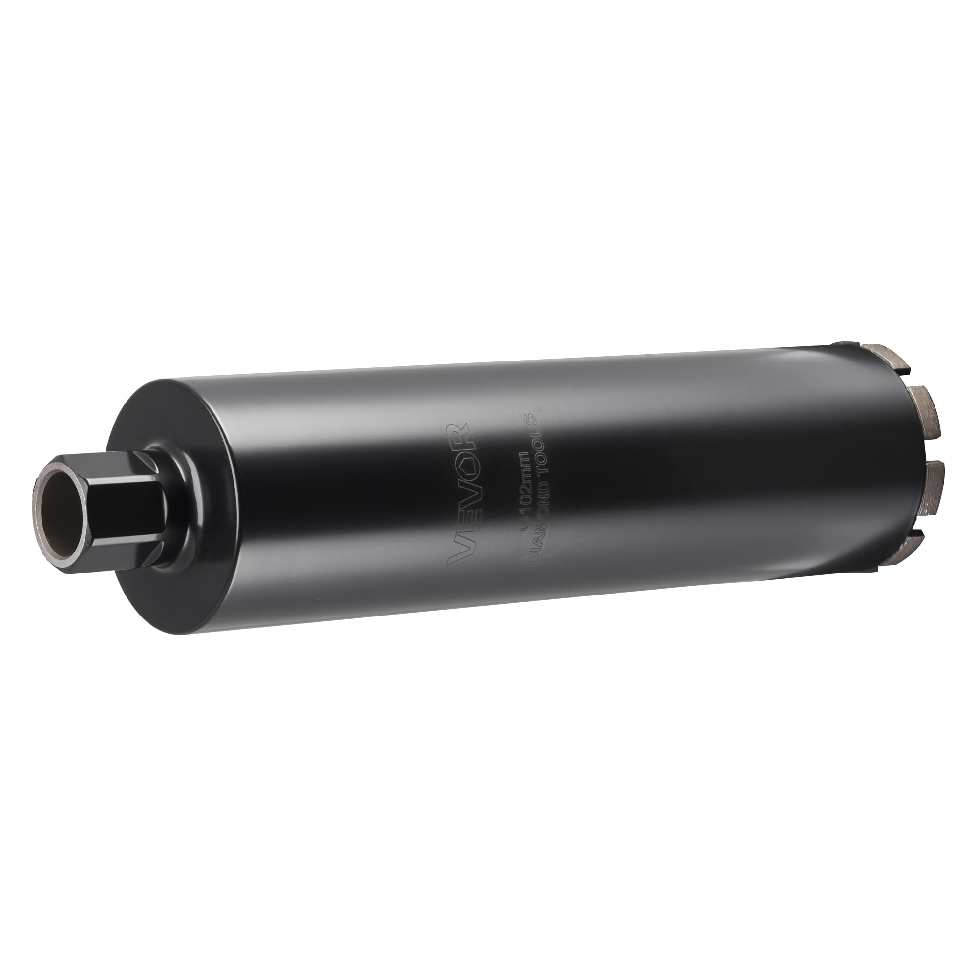 VEVOR Kernbohrer Bohrkrone φ 102 mm 356 mm Bohrtiefe, 1-1/4 Zoll-7 Innengewinde, Hochpräzisions-Schweißtechnologie, Nass-Diamantkernbohrer Kernlochbohrer für Stahlbeton Ziegel Mauerwerk