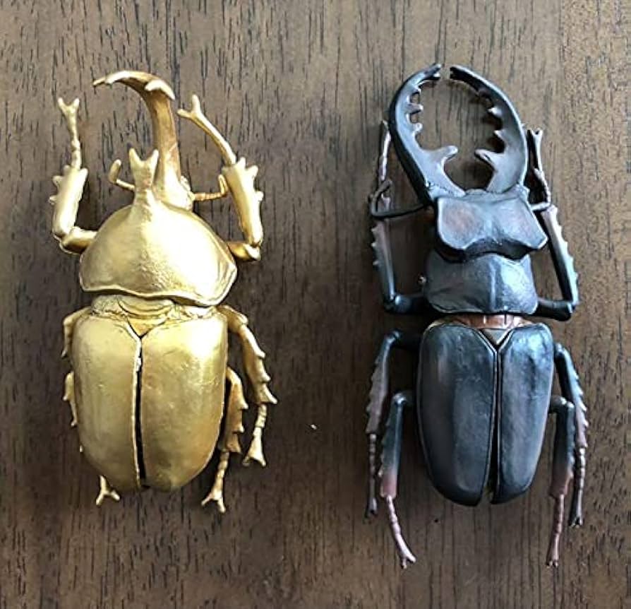 Amazon.co.jp: 昆虫 リアル 羽が動く カブトムシ クワガタ