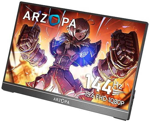 15.6インチ モバイルモニター 144Hz ゲームモニター Amazon.co.jp: 144hz 1MS モバイルモニター 15.6インチ 1080P