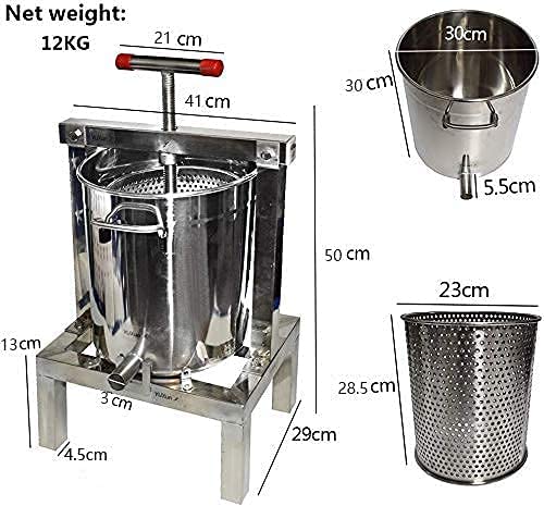 Amazon | RAAKIMO 蜂蜜圧搾機 15L大容量 蜂蜜分離器 5級濾過プログラム