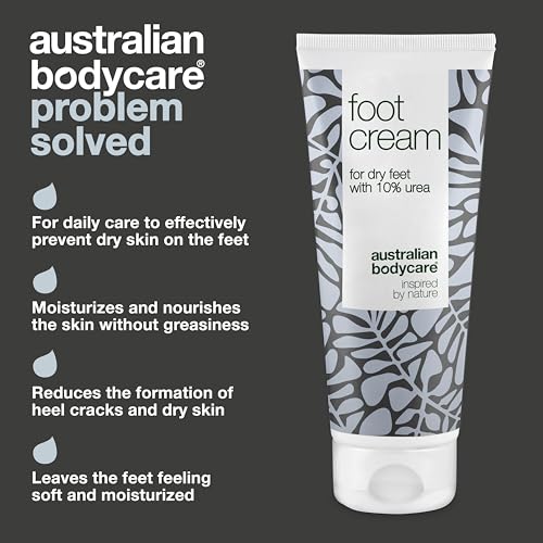 Foot Cream from Australian Bodycare 100ml | Hard Skin Remover for Women & Men | Treatment against Hard, very Dry & Cracked Feet with 10% Urea | Foot Care against Sweaty Feet with Tea Tree Oil - Image 4