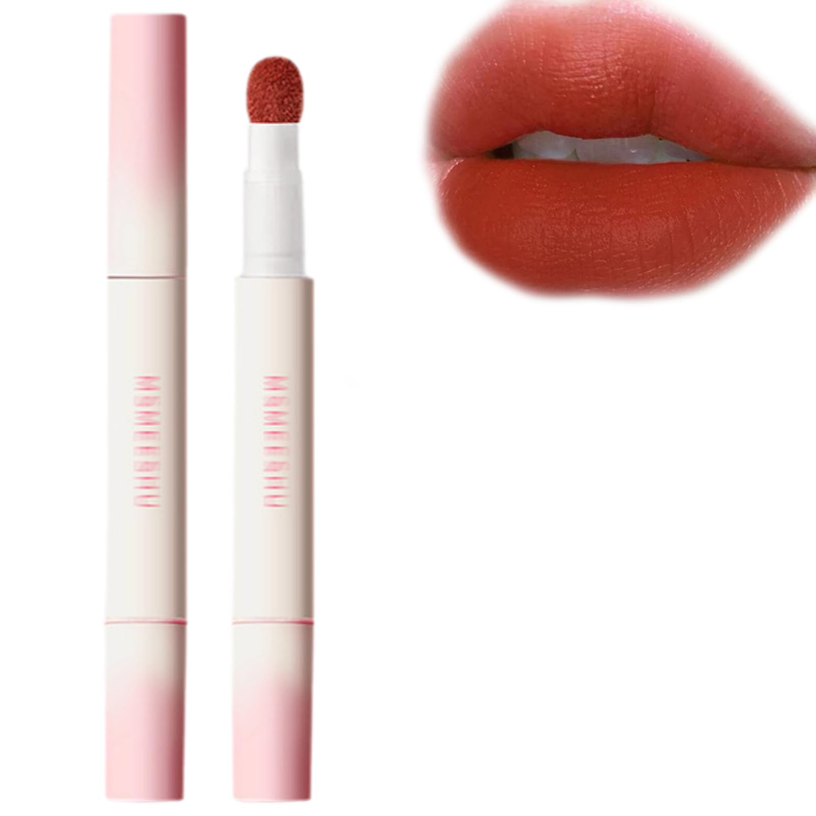 Matte Air Cushion Lipstick - Velvet Matte Lip Cream, Long Lasting, Waterproof (Pomegranate, 2g)