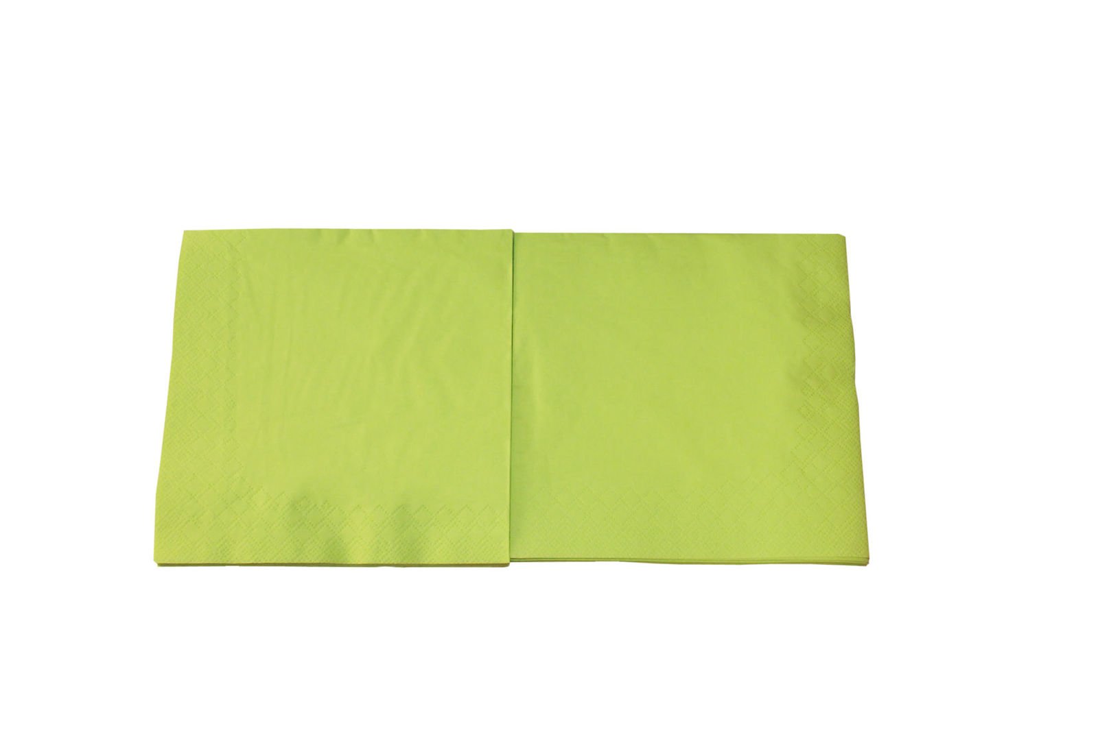Servilletas de papel de celulosa de 3 capas, 33 x 33 cm, pliegue 1/4 (1000 unidades/4 unidades, limone)