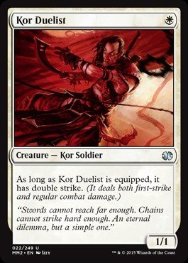 Magic: the Gathering - Kor Duelist (022/249) - Modern Masters 2015