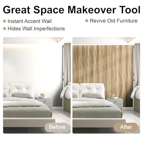 3d wood panel peel & stick wall paper deal - image 6