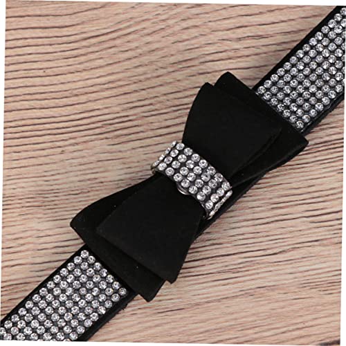 BESPORTBLE 1stück Haustier Fliege Mit Strass Für Hunde Und Verstellbares Bequemes XL Perfektes Accessoire Für Stilvolle Auftritte Und Fotos
