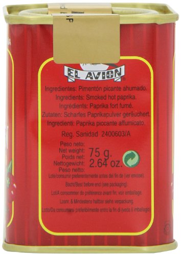 El Avion Smoked Hot Paprika - Pimenton Picante Ahumado