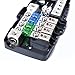 Multi-Functional LED Car Audio Stereo ANL Fuse Holder Distribution 0/4ga 4 Way Fuses Box Block 30A 60A 80Amp