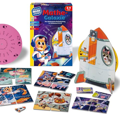 Ravensburger 24970 - Mathe-Galaxie - Lernspiel für Kinder, Rechenspiel...