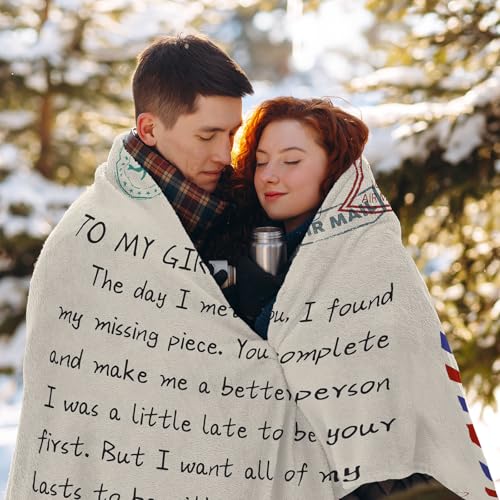 Valentinesdaygiftsforhertomygirlthrowblanketgiftfromboyfriend60x50iloveyougiftsforcouplebestanniversaryromanticbirthdaygiftformygirlfriendwomen Urban Country Home Decor Valentine s day gifts for her to my girl throw blanket gift from boyfriend 60×50 i love you gifts for couple best anniversary romantic birthday gift for my girlfriend women urban country home decor