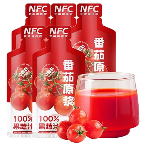 KWOLYKIM Tomato Juice Puree - 100% Cold-Pressed Fresh Tomato Juice,