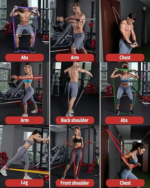 Pull Up Assistance Bands - Exercise Bands, Resistance Bands for Working Out, Physical Therapy, Body Stretching, and Strength Training, Pull Up Bands for Men and Women