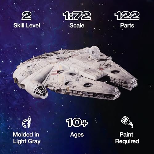 MPC Star Wars: A New Hope Millennium Falcon 1:72 Scale Model Kit - Image 2