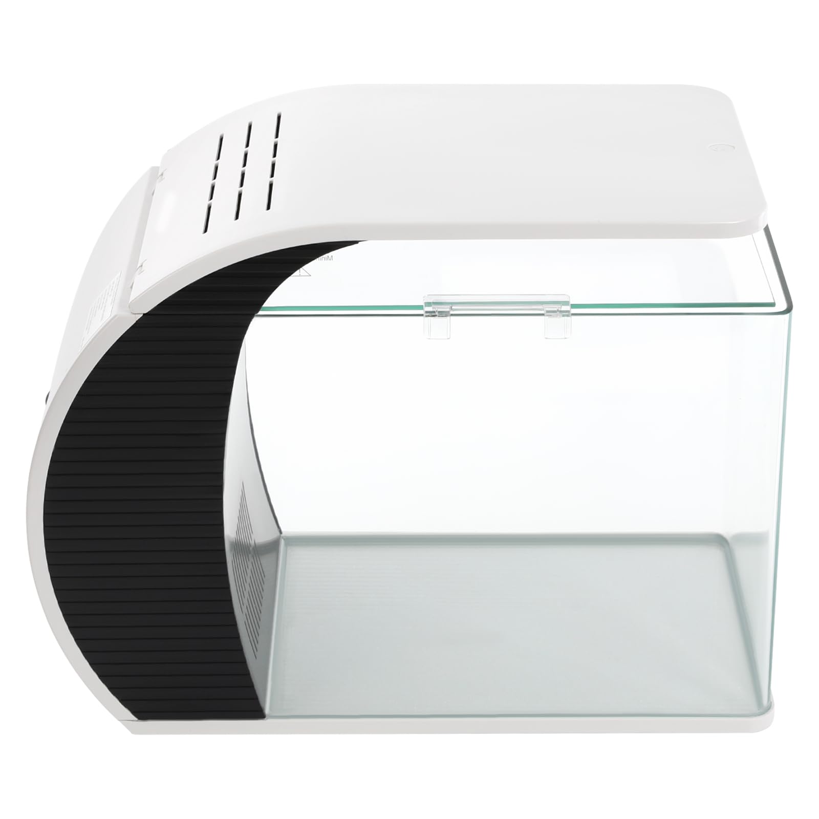 5GAL Cristal Acuario 42 cm Filtro LED Bomba Peces Ornamentales Mesa | 19L, cristal moldeado, antiarañazos, alta transparencia, bomba integrada, filtro oculto, funcionamiento silencioso