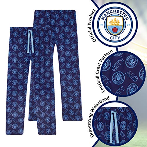 Manchester City FC Mens Pyjamas Comfy Nightwear Pyjama Bottoms Men Teenagers Lounge Wear Cotton PJs Man City Gifts for Men2