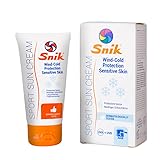 Snik SPORT SUN CREAM Wind Cold Protection Sensitive Skin | Sonnencreme für Gesicht und Hände mit...