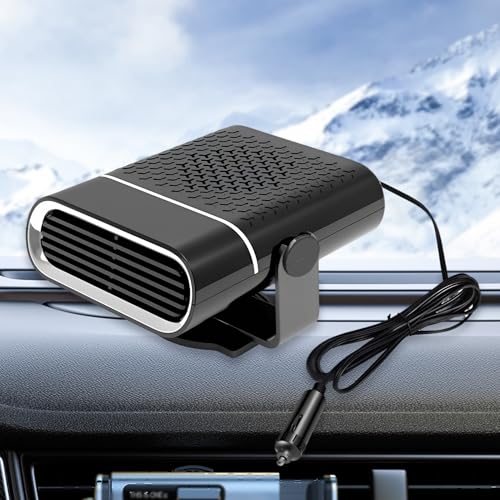 12V Heizlüfter Auto 150W, Heizung Auto, Autoheizung 12V Zigarettenanzünder, Tragbar Akku Standheizung, KFZ Heizung 12V, ScheibenheizungAuto, Car Heater, AutoHeizung, für Wohnmobil Camper LKW PKW