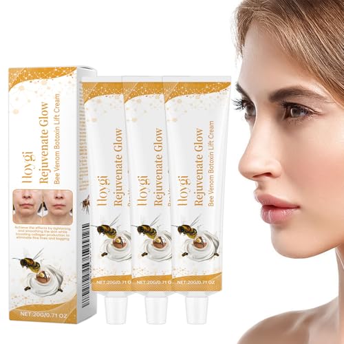 3Pcs Bienengift Creme Gesicht Bienengift Faltencreme Anti-Falten und...