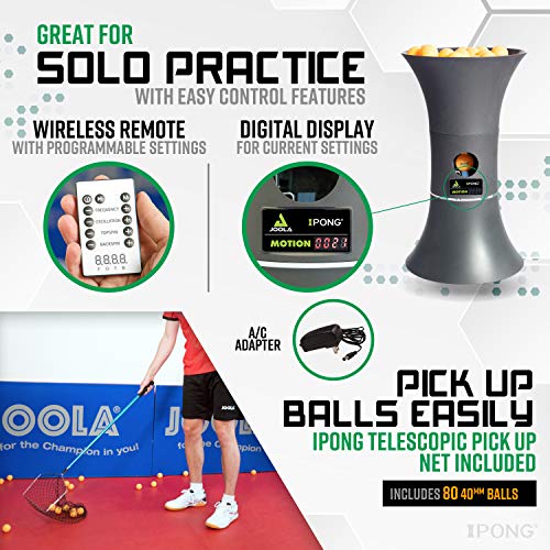 image for JOOLA iPong Trainer Motion Table Tennis Training Robot with 5 Settings