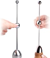 Vista 2 de Cortador de galletas de huevo de acero inoxidable, abridor de cáscara de huevo, herramienta separadora para huevos crudos, huevos duros o blandos