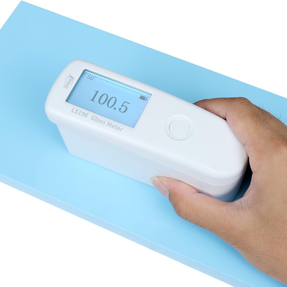 Linshang Glossmetre Glossmeter LS196 Coatings Gloss Meter LS196 Angle 60° Large Measuring Range 1000GU Easy Operation Software High Precision