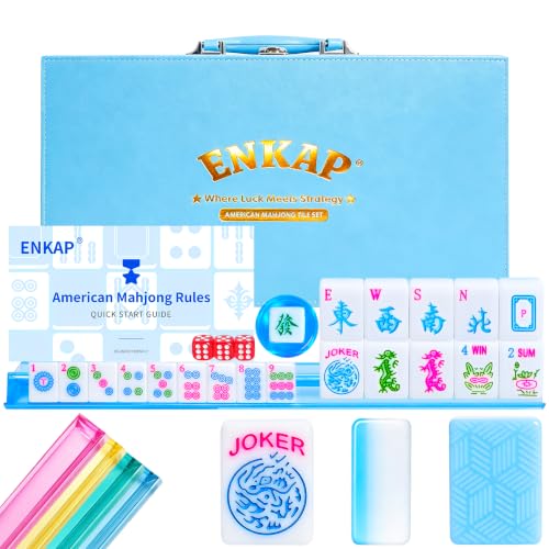 Premium Juego de Mahjong Americano con Accesorios miniatura 1