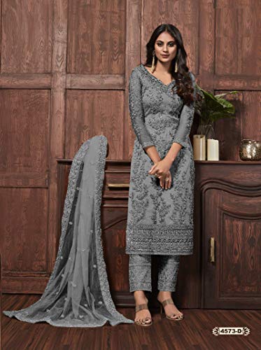 Image of Delisa Indian Pakistani traditional Eid Party Plus Size ready to wear salwar kameez suit Dress for women with dupatta-2088