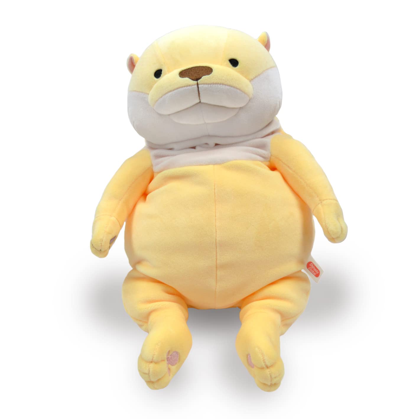 Shinada Global Mochi Otter Plush Banana Large 11.8in Stuffed Animal Japan