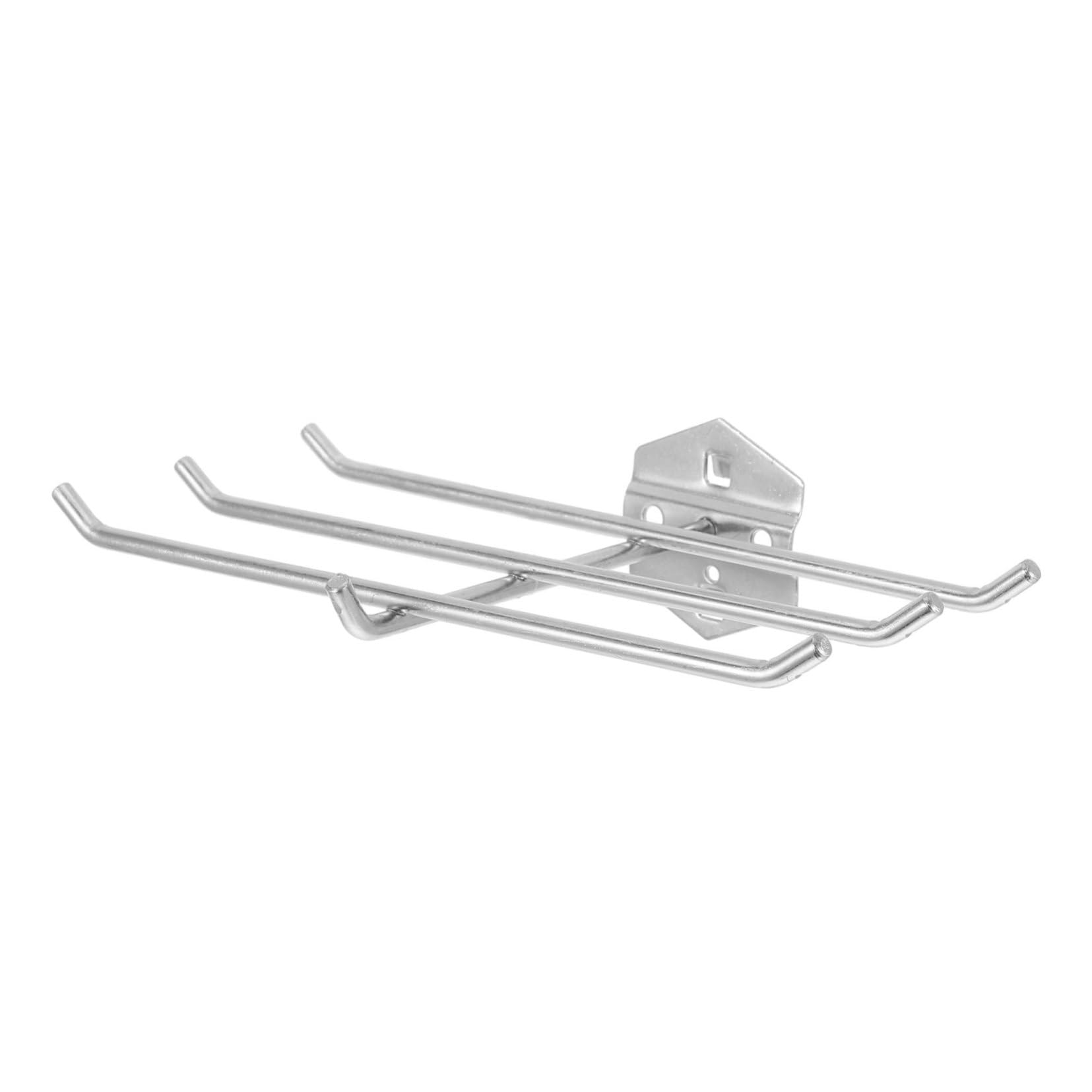 Gatuida Heavy Duty Tool Rack Hooks 6 Arms Pegboard Hooks Metal Ladder Garage Storage Organizer