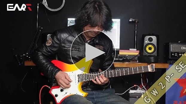 GEゼネラルエレクトリックノベルティ Amazon.com: EART GW2P-SE Headless Electric Guitar, Solid