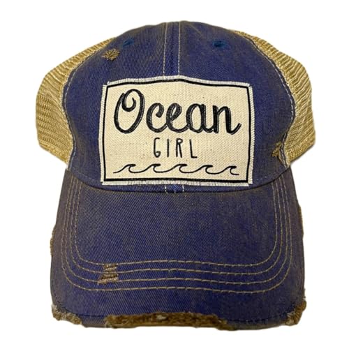 VINTAGE LIFE Ocean Girl Cap, Royal Blue2