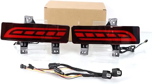 Miniatura 5 de PGTOPONE Reflectores LED rojos para parachoques trasero, luz trasera de freno antiniebla, kit de lámparas de señal de giro para Honda CRV CR-V 2020