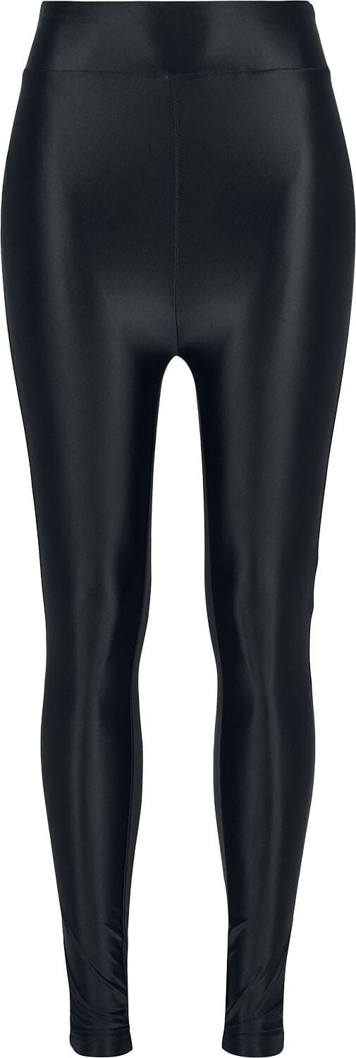 Women's Ladies Highwaist Shiny Metalic Leggings Trouser