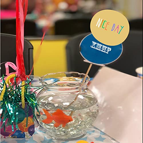 Xmhf 12 Pieces Artificial Plastic Gold Fish Realistic Floating Orange Goldfish Fake Fish Ornament Decorations For Aquarium Fish Tank thumb #2