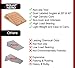 Squat Hero, Cork Squat Wedge Block, Perfect for Knees Over Toes and Full Depth Squat Training, Patent Pending Non-Slip Slant Board, Deadlift Wedge, Calf Stretcher, Quantity 2