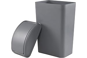 14L Narrow Tall Kitchen Swing Lid Garbage Can