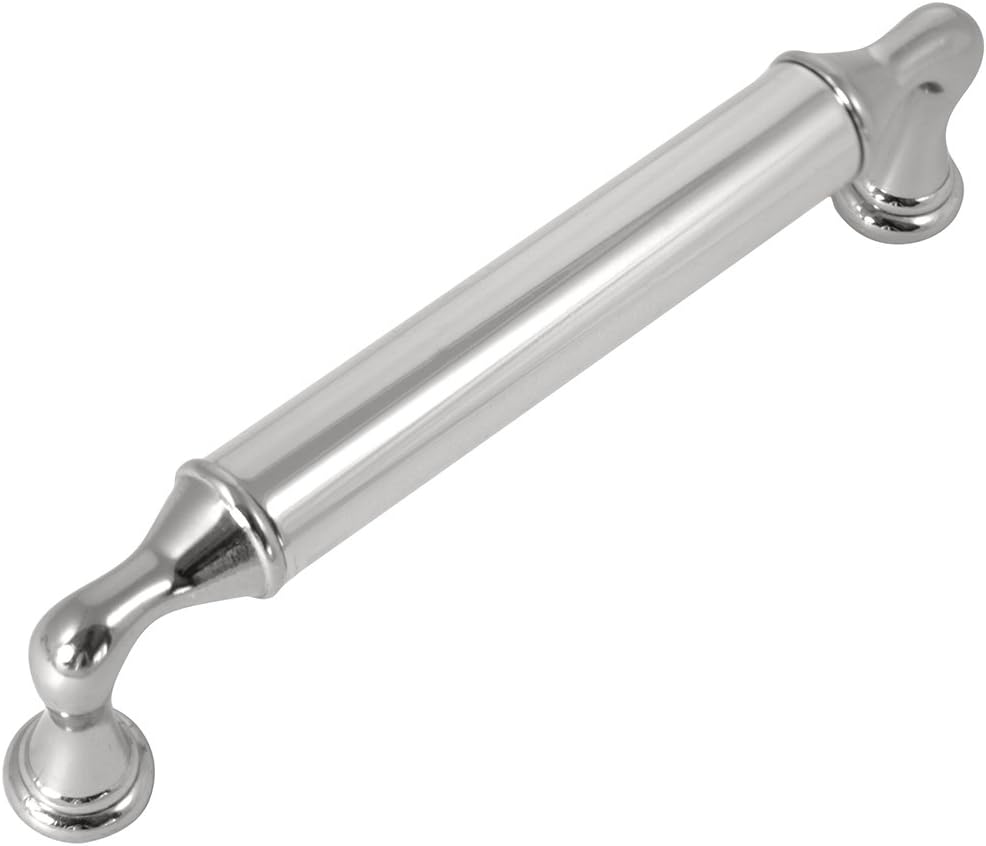 Laurey 86514 Kensington Pull 128mm c/c, Polished Nickel