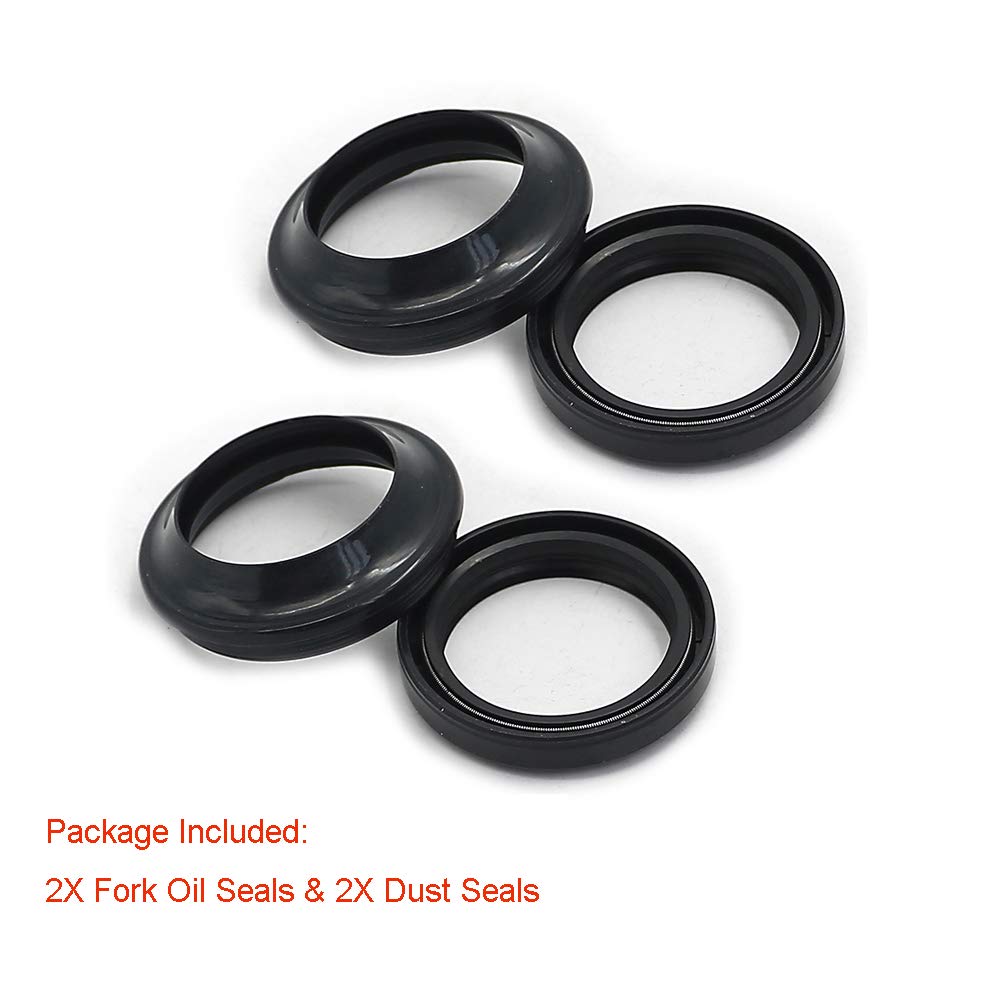 Alpha Rider High Performance Fork Seals & Dust Seal Kit for Honda Shadow Shadow VLX 600 VT600 1988-2008 / Nighthawk 700S CB700SC 1984-1986
