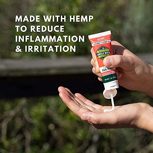 Hemp Cream 2 Pack Uncle Bud's Topical Pain Reliever Hemp Oil for Pain Reduction, Stress Support, Achy Muscle Relief… - Image 3