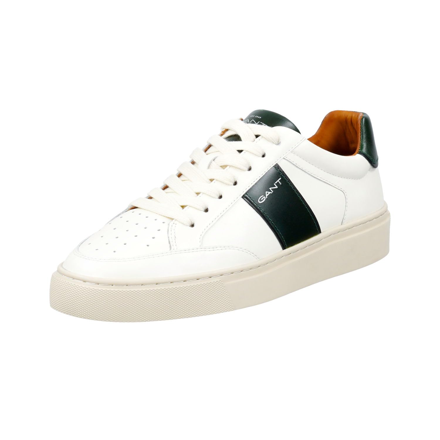 GANT FOOTWEAR Men Mc Julien Sneaker, Off White Green, 10 UK